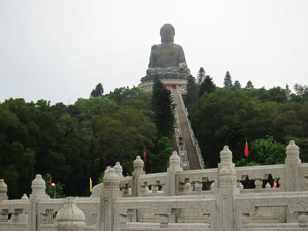 Climb Tian Tan Buddha’s steps to Enlightenment