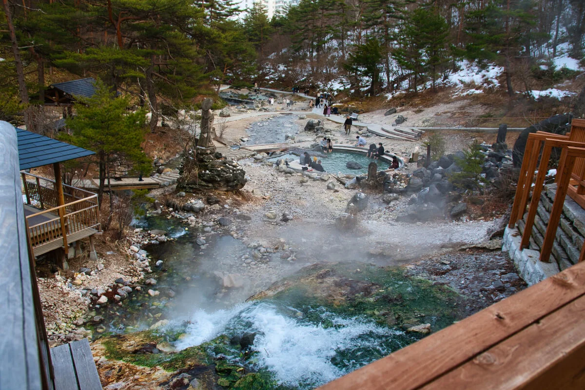 Unwind at a traditional Japanese onsen