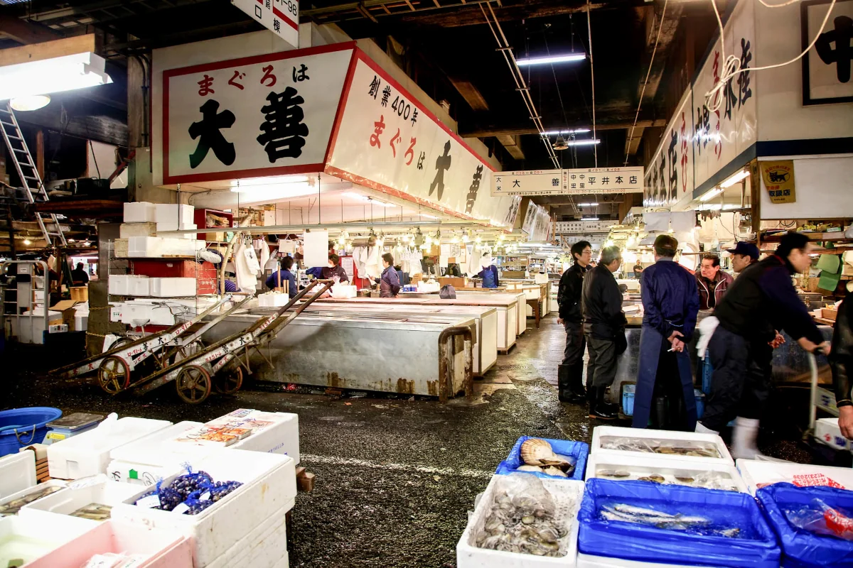Explore the Tsukiji Fish Market