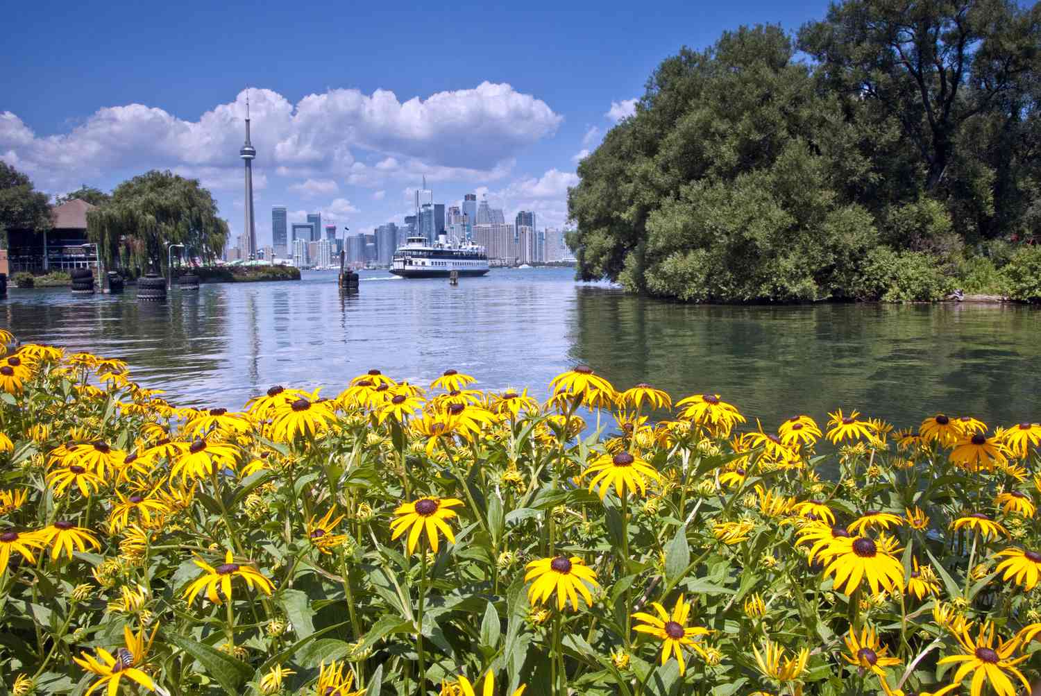 Take a ferry to Toronto Islands